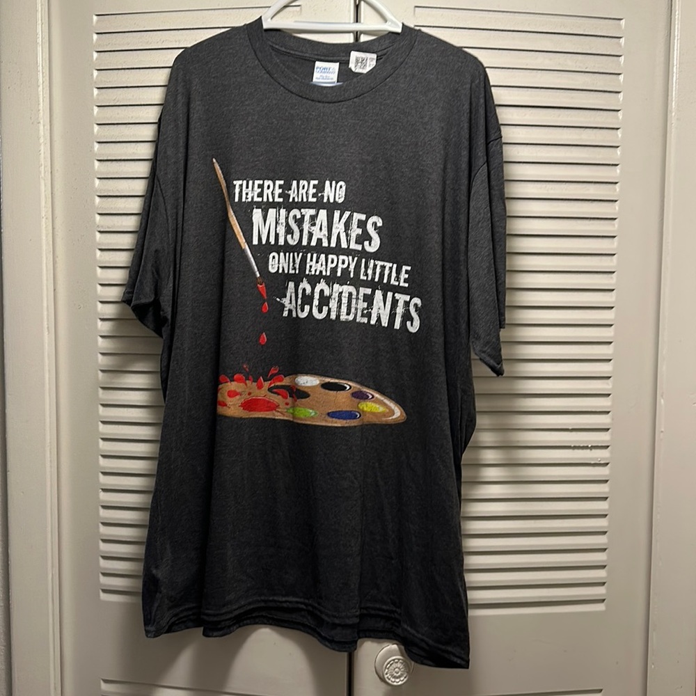 Grey paint palette shirt
